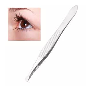 족집게 네일집게 핀셋 뷰티핀셋 족집게 사선형 스텐 눈썹정리