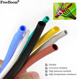 1/5m 소프트 실리콘 열수축 튜브 0.8 - 30mm 고온 1.7:1 비율 DIY 와이어 보호 수리 랩 케이블 절연 슬리브