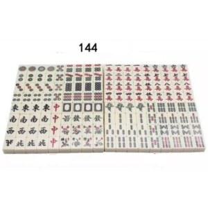 일본 마작 세트 휴대용 박스 패키지 접이식 블루 38 작혼 카드마작 아이보리 마작세트