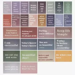 감성 모음 신상 레터링 인기제품 엽서 컬러