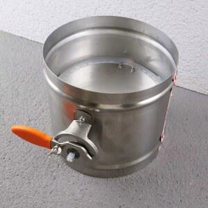 연통 댐퍼 자재 배기 호스 스텐 스틸 굴뚝캡 스파이럴덕트 방수 하수도 80mm 200mm