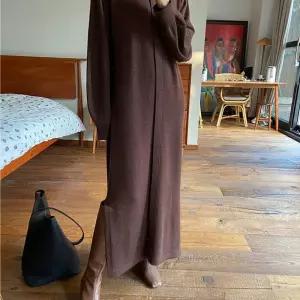 오아픽 11번가 롱 파자마 원피스 니트 홈웨어 여성