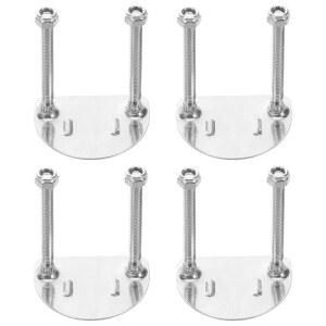 토드마미 롤러 스케이트 플레이트 이중 줄 브래킷 베이스 하드웨어 - 실내 실외 충격 흡수 4륜 어셈블리