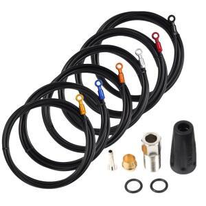 CNC 자전거 유압 호스 2000mm 호환 시마노 HB59 오일 브레이크 어댑터 포함 사이클링 부품