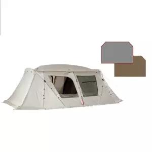 스노우피크 랜드락 아이보리 세트 6인용 텐트 돔 캠핑 TP-670 TP-671