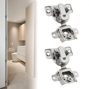 2Pcs 숨겨진 내부 문 힌지 유압 소프트 닫기 주방 캐비닛 옷장 댐퍼 버퍼 접이식 경첩 가구 하드웨어