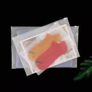 ( )가로형 반투명 슬라이드 CPE 지퍼백 수납 보관 파우치 포장봉투 20cm x 15cm