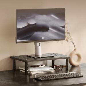 조정 가능 책상 모니터 랙 홀더 PC 화면 스탠드 사무실 스튜디오 작업 연구 학생 데스크탑 컴퓨터 디스플레