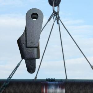 와이어 로프 클램프 슬리브 척 웨지 강철 헤비 듀티 소켓 항구 광산 건설용 크레인 액세서리