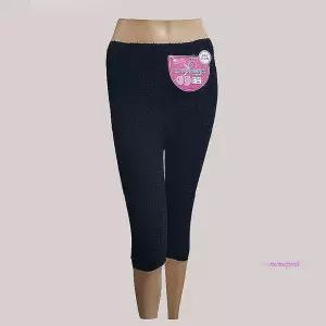 따뜻한 밴딩 극세사 보온 겨울 방한 7부속바지 고무줄mno128