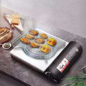 직화그릴 석쇠 기계 가정용 가스 버너 구이기 닭꼬치 부르스타xyz511