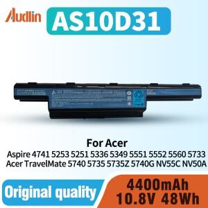 Acer AS10D31 Aspire 4741 5253 5336 5349 5560 5733Z/Acer TravelMate 5740 NV55C NV50A NV59C와 배터리