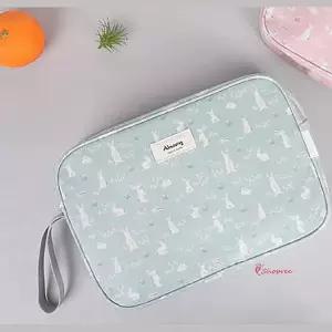 식판파우치 주머니 방수 어린이집 국산 유치원 가방 지퍼 토끼 도시락 스트랩mno385