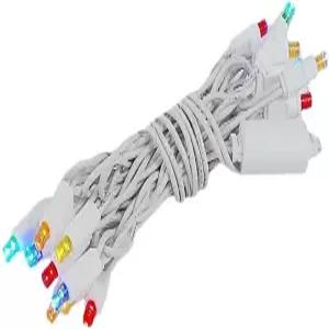 노벨티 라이트 8.5피트 20인치 미니 LED 크래프팅 화이트 와이어의 멀티컬러 24인치 리드 예술 프로젝트용