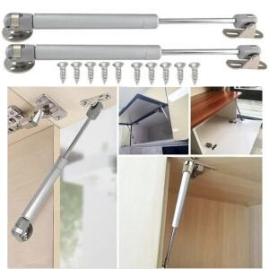 2pcs 공압 막대 60/80/120/150/200N 가구 경첩 주방 캐비닛 문 리프트 지원 유압 가스 스프링 스테이