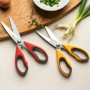 유로룩스 스테인리스 양손 가위 2mm 두꺼운 칼날 멀티가위 430스테인레스 주방 고기 김치