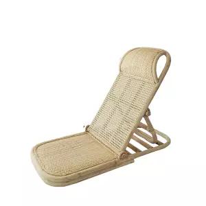 야외 테라스 접이식 라탄 정원 선베드 풋체어 해변