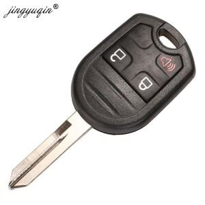 Jingyuqin 10pcs FO38/HU101 포드 에지 익스플로러 레인저 Windstar 원정대 머스탱 마즈다 Fob 케이스 용