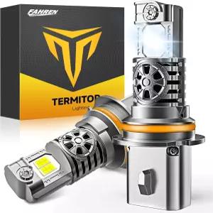 터미네이터 최신 9007 /HB5 전구 하이/로우 빔 50000루멘 10배 슈퍼 브라이트 70000시간 이상 서비스 수명
