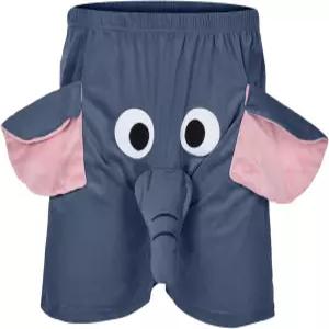 남성 코끼리 트렁크 속옷 재미있는 참신한 복서 반바지 장난 선물 면 운동