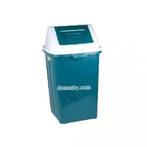 스윙뚜껑 사각 휴지통 37x39x66cm 쓰레기통 생활용품