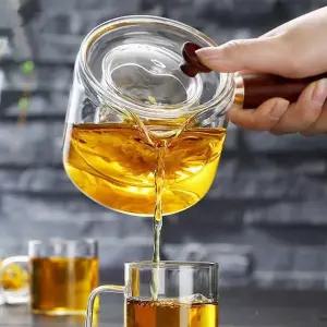 [콩심팥심]내열유리 티포트 차팟 팟 차우리기 내열주전자 유리포트