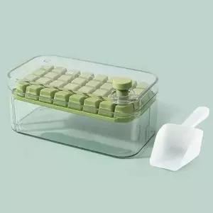 [콩심팥심]미니 사각 아이스 얼음통 32구 원터치 푸시아이스트레이