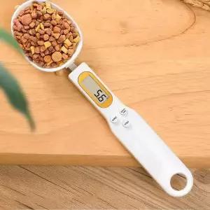[콩심팥심]사료스쿱 전자저울 애견 사료계량 전자계량스푼 숟가락저울