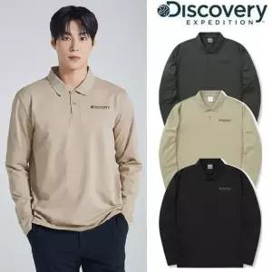 매장정품 DISCOVERY 디스커버리 카라티셔츠 남성 에센셜 긴팔 카라티셔츠(DMTLG3044) 851417