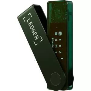 Ledger Nano X 암호화폐 하드웨어 지갑 블루투스(에메랄드 그린)