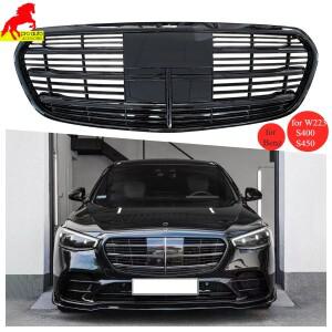 앞범퍼 그릴 메쉬 GT 레이싱 메르세데스 벤츠 S 클래스 W223  + S400  모델 자동차 스타일링