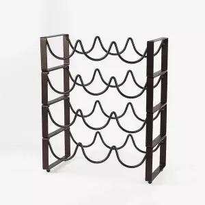 엔틱 와인랙 3열 4단 조립식 스틸 와인거치대 와인거치대