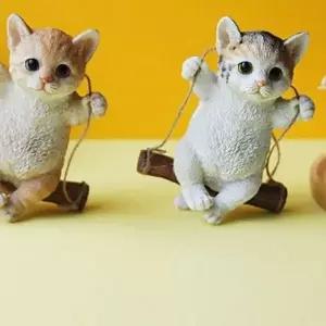 고양이 YZS340V2 미니어처 귀여운 테이블 소품 인테리어 장식
