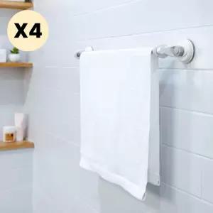 창신리빙 수건걸이 욕실 정리대 화장실 흡착 홀더 4P