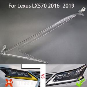 렉서스 호환 LX570  자동차 헤드라이트 DRL 가이드 플레이트 튜브 주간 주행 엔젤 아이