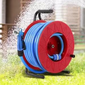 다용도 릴호스25M 물청소 릴호수 호스릴 분사기 정원 W370576