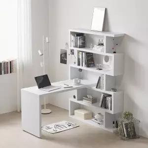 [히트가구]RG107 모듈 1400 5단 책상 세트