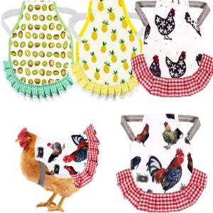 JITEYOU 치킨 안장 가금류 보호용 닭 앞치마용 4개