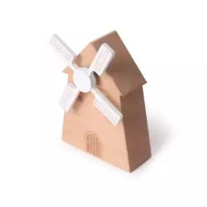 빙글빙글 SCG112W3 풍차양 원목 태엽 오르골