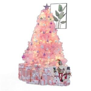 벚꽃 2m 핑크 장식용품 일반버전 1 나무 볼램프포함 암호화 크리스마스트리