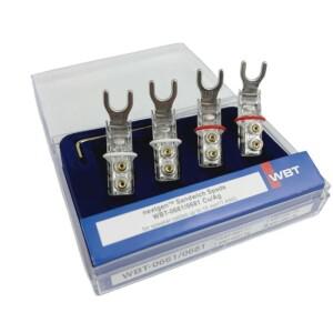 하이엔드 WBT-0681 AG 실버 Y 스페이드 플러그 프리 용접 커넥터 스피커 U 포크 하이파이 오디오 어댑터