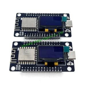 1pcs ESP32 ESP-WROOM-32 Arduino Wemos D1 AP STA 용 0.96 인치 OLED 디스플레이 2.4GHz WiFi BT 듀얼 모