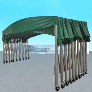 접이식 자바라 천막 텐트 자바라천막 길이 바퀴 슬라이딩