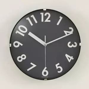 블랙 EBZ745S2 N 화이트 벽시계(블랙) 아이방 사무실 심플 워치