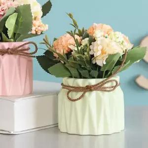 수국 조화 화분 인테리어 꽃소품 조화꽃화분 장식화분 조화수국