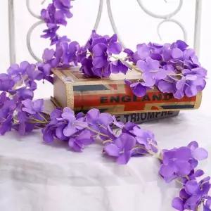 꽃장식 조화 넝쿨 2M 인테리어케이블림 덩굴장식 조화장식