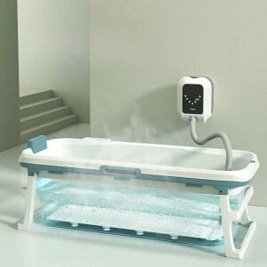 접이식욕조 싱글 사우나 히터 나무 욕조건증방 파란 가정용 찜질방/원적외선 상자 온천탕