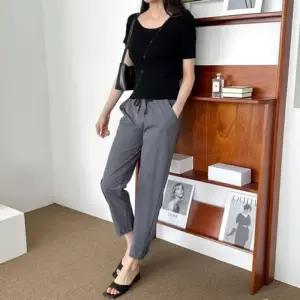 [라일리여성의류] Rly 로완 301 올데이아이스원단 배기팬츠