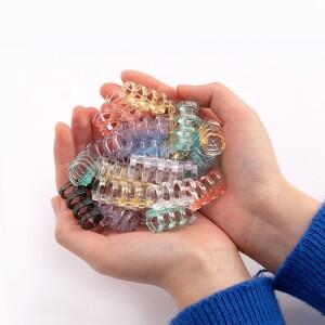 노트북 플래너용 느슨한 잎 바인더 책 반지, 여행 일기 사진 앨범 확장 4 링 바인딩 가시 빗, 10 개