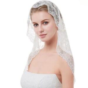 미사포 미사보 셀프 십자가 가톨릭 예배 성당 보헤미안 블루레이크 교회 웨딩 하얀색 자수